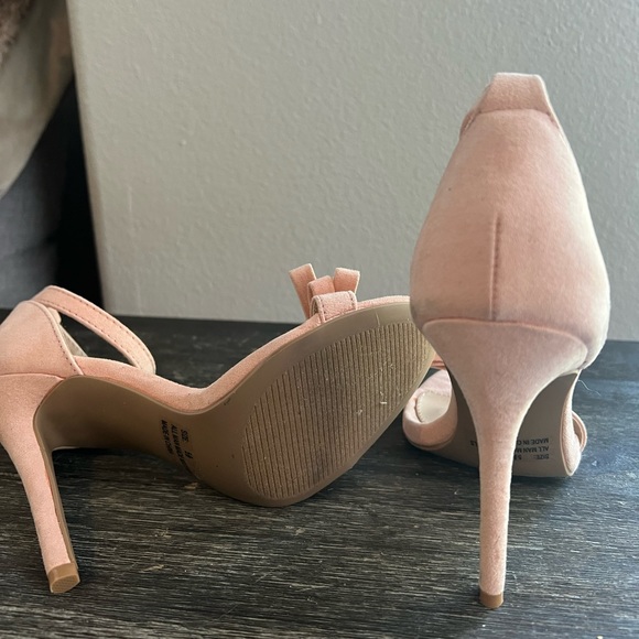 Qupid Pink heels Sandals 6 new unworn - Picture 2 of 3